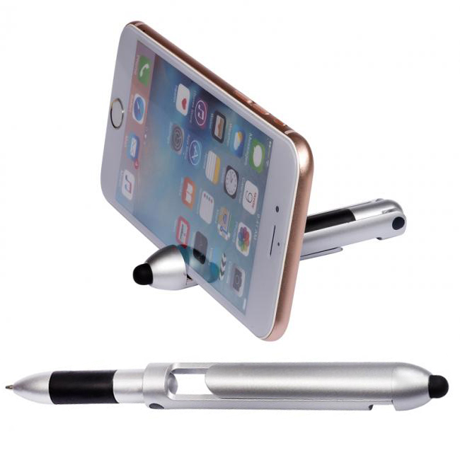 Robot Pen with Stylus Phone Holder