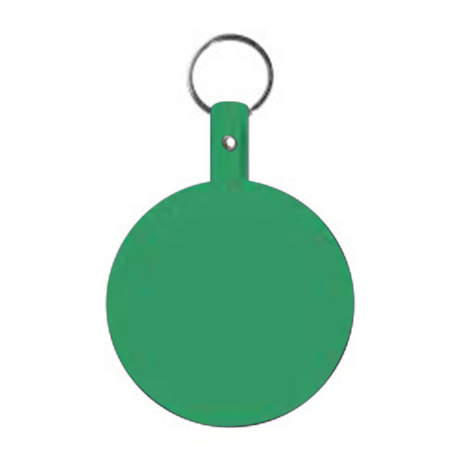 Promotional Large Circle Flexible Key-Tag