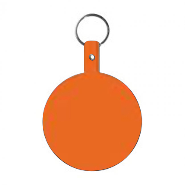 Promotional Large Circle Flexible Key-Tag