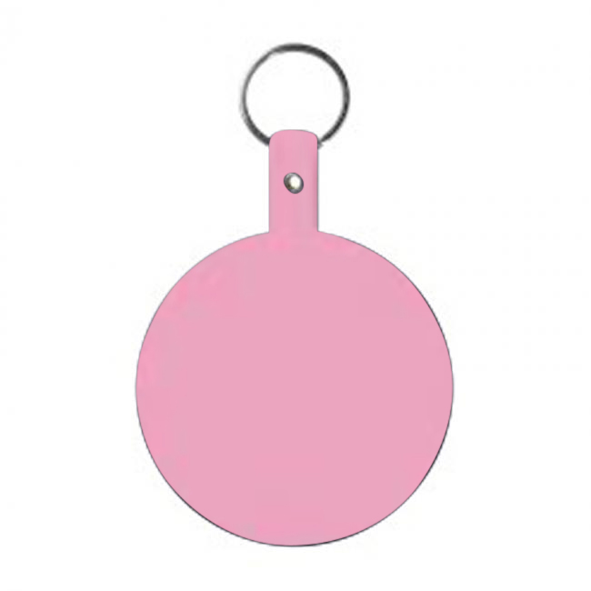 Promotional Large Circle Flexible Key-Tag