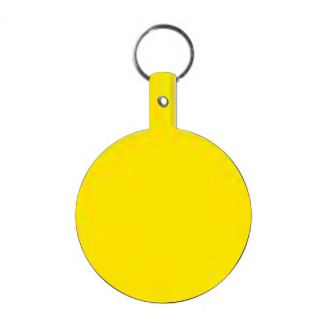 Promotional Large Circle Flexible Key-Tag