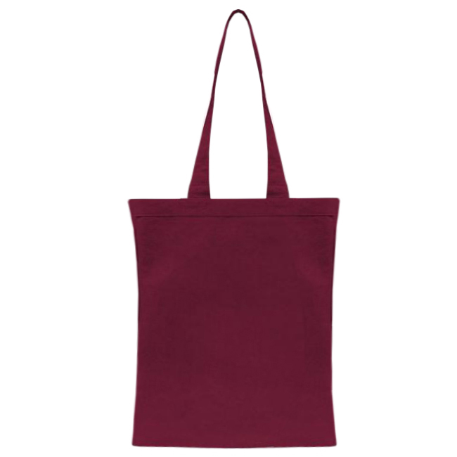 12 oz Cotton Canvas Book Tote Bag