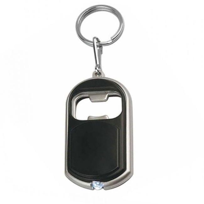 Promo Bottle Opener Key Chain with LED Light