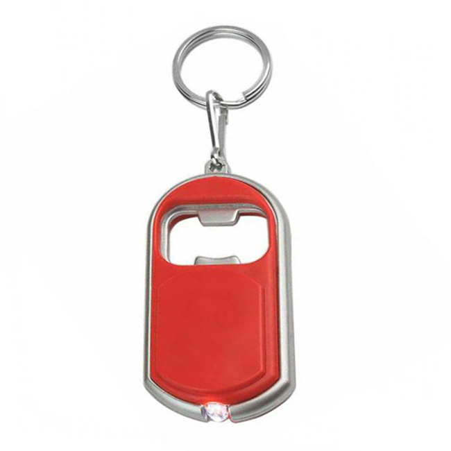 Promo Bottle Opener Key Chain with LED Light