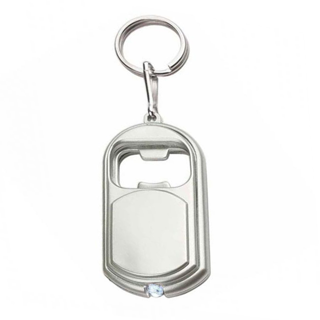 Promo Bottle Opener Key Chain with LED Light