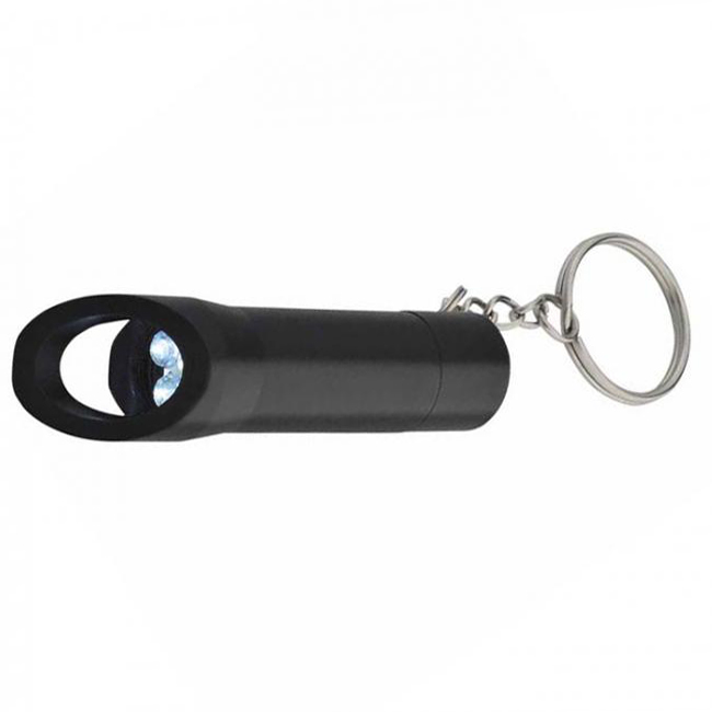 Aluminum LED Flashlight with Bottle Opener