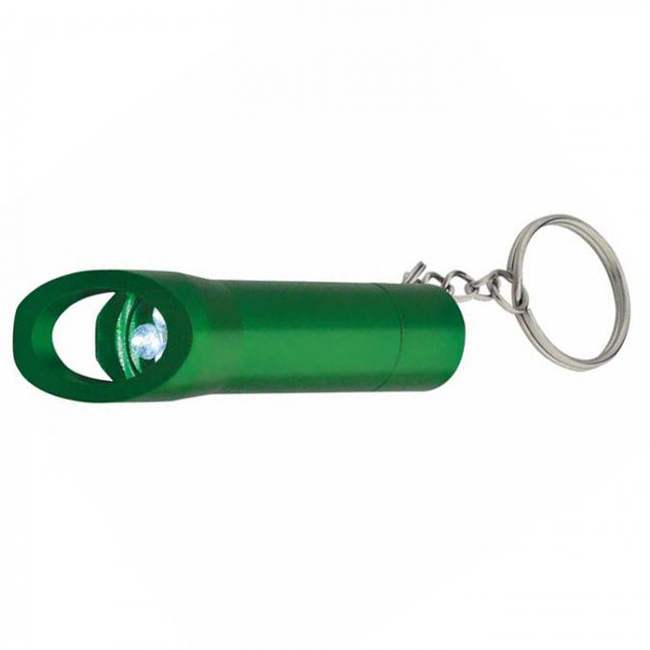 Aluminum LED Flashlight with Bottle Opener