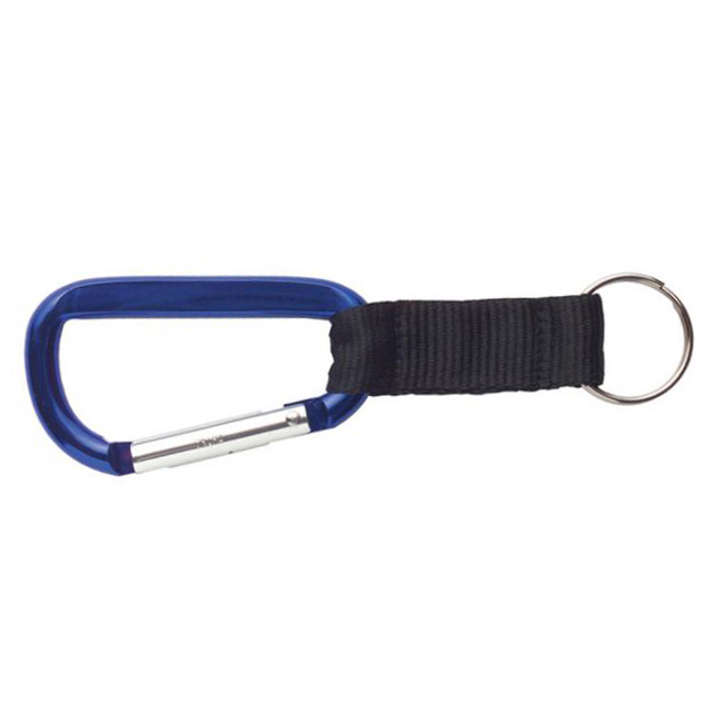 Monogrammed Carabiners with Strap