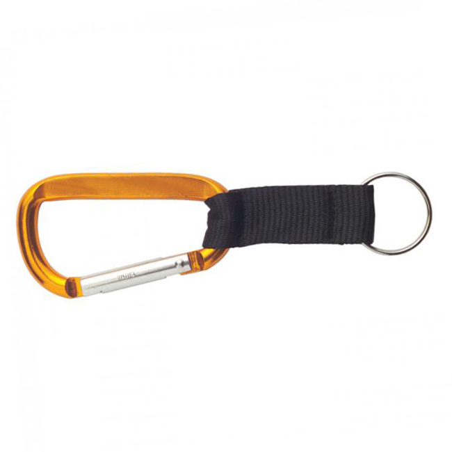 Monogrammed Carabiners with Strap