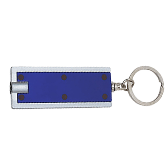 Imprintable Rectangular LED Key Chain