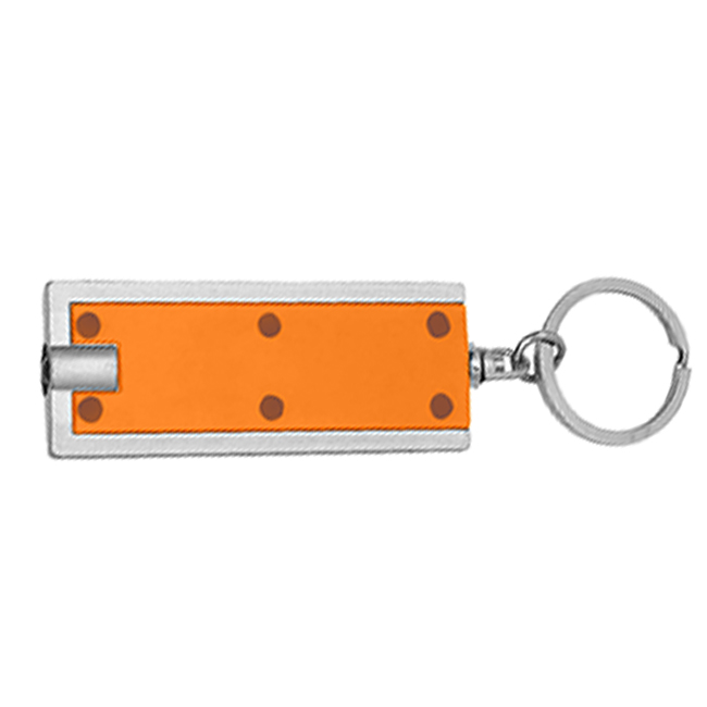 Imprintable Rectangular LED Key Chain