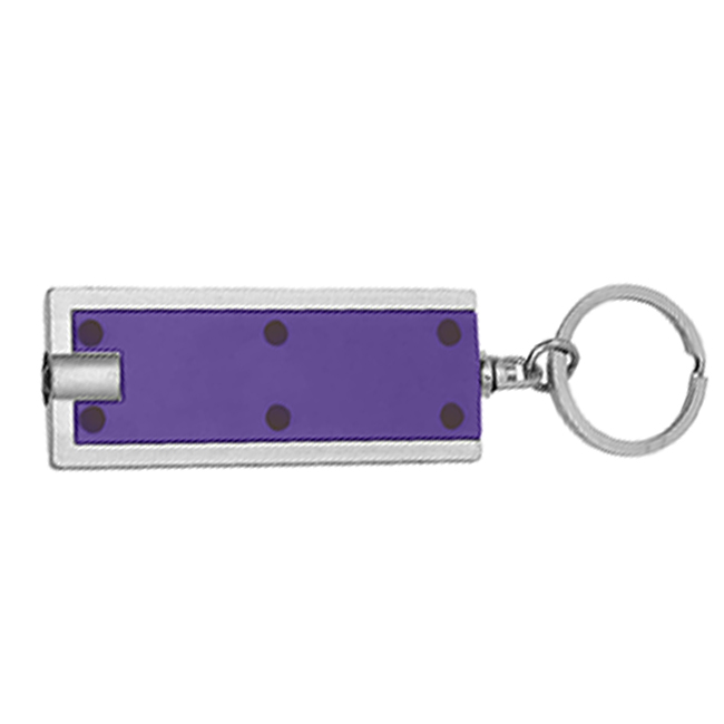 Imprintable Rectangular LED Key Chain