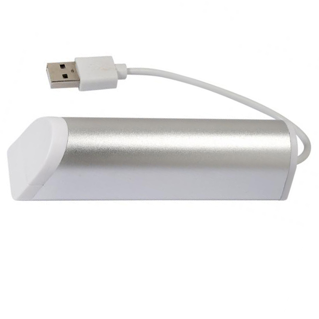 Branded Aluminum 4 Port USB Hub with Phone Stand