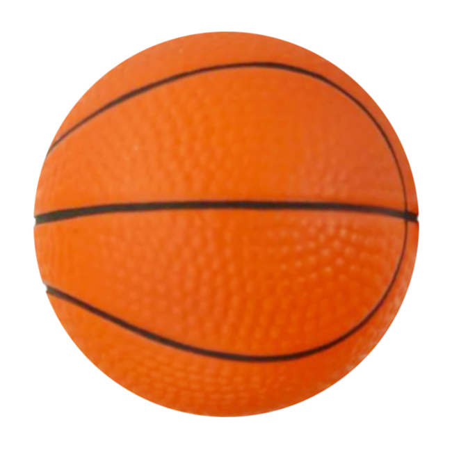 Monogrammed Basketball Stress Reliever