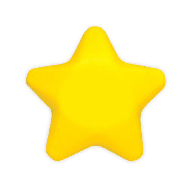 Imprinted Star Stress Reliever