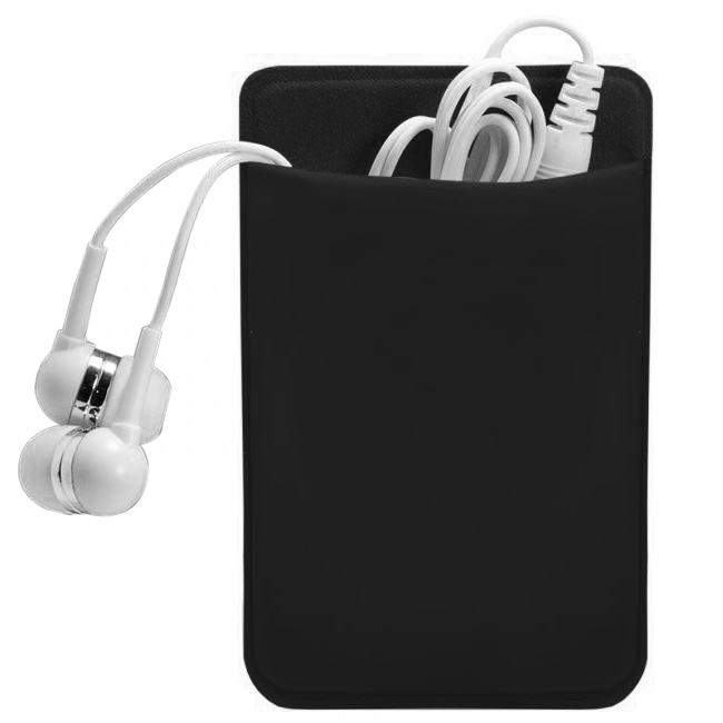 Printable Mobile Device Pocket & Earbuds Set