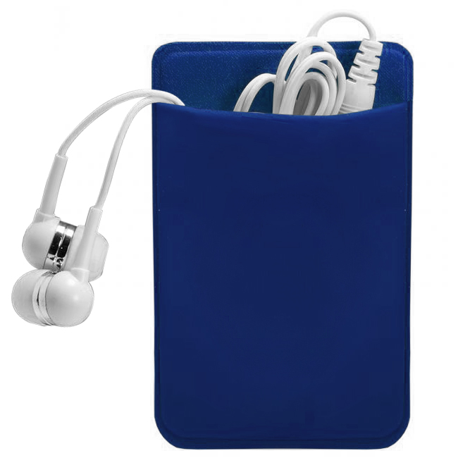 Printable Mobile Device Pocket & Earbuds Set