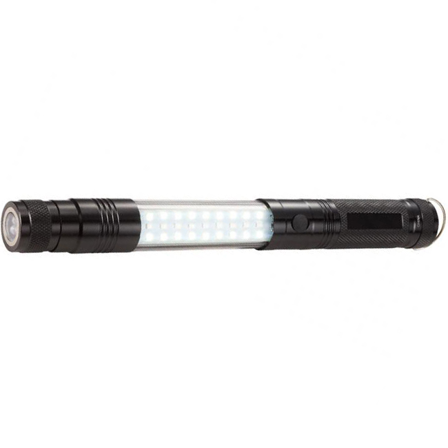 Telescopic Magnetic COB LED Flashlight with Sidelight