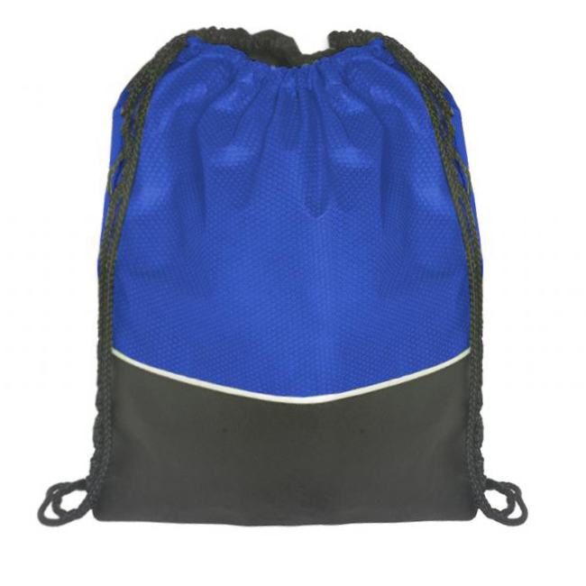 Printed Non-Woven Textured String Backpack