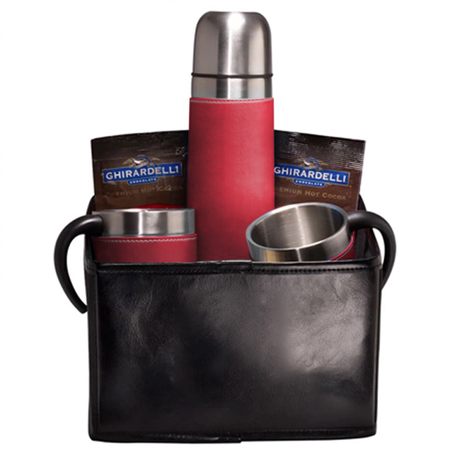 Custom Printed Tuscany Thermos & Cups Ghirardelli Cocoa