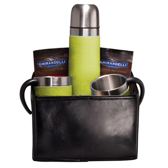 Custom Printed Tuscany Thermos & Cups Ghirardelli Cocoa