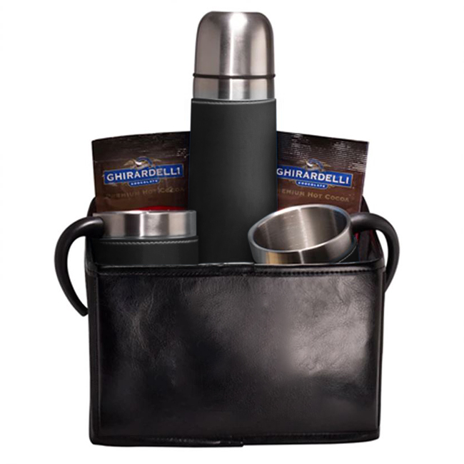 Custom Printed Tuscany Thermos & Cups Ghirardelli Cocoa