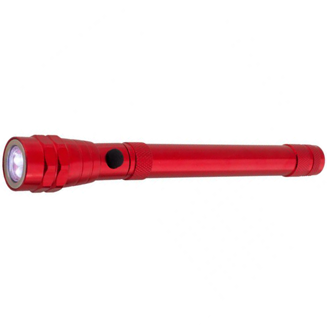 Engraved Telescopic Aluminum Flashlight with Magnet