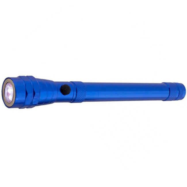 Engraved Telescopic Aluminum Flashlight with Magnet