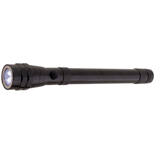 Engraved Telescopic Aluminum Flashlight with Magnet