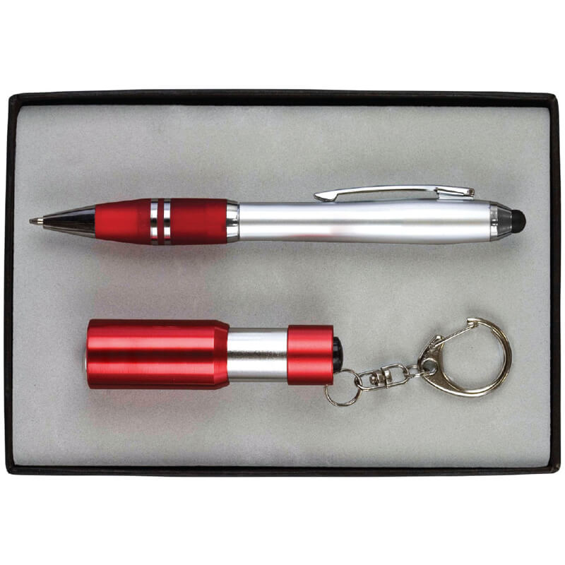 Stylus Pen & Led Flashlight/Bottle Opener Gift Set