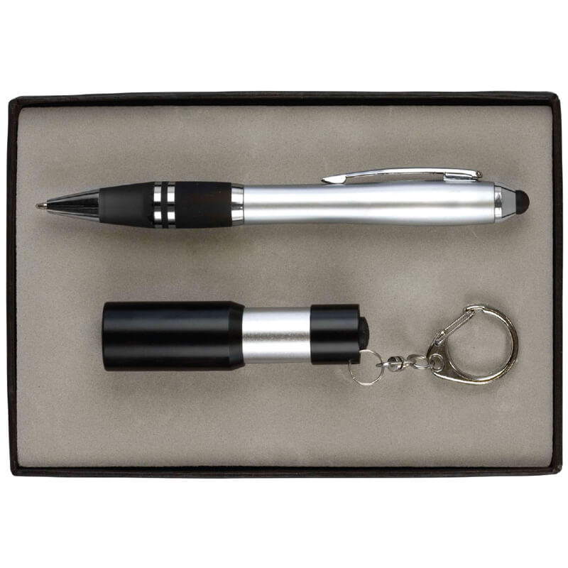 Stylus Pen & Led Flashlight/Bottle Opener Gift Set