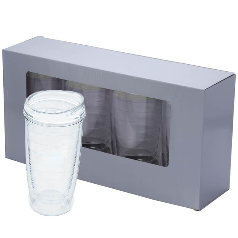 Quattro Gift Set – 4 Piece Double Wall Acrylic Tumbler Gift Set