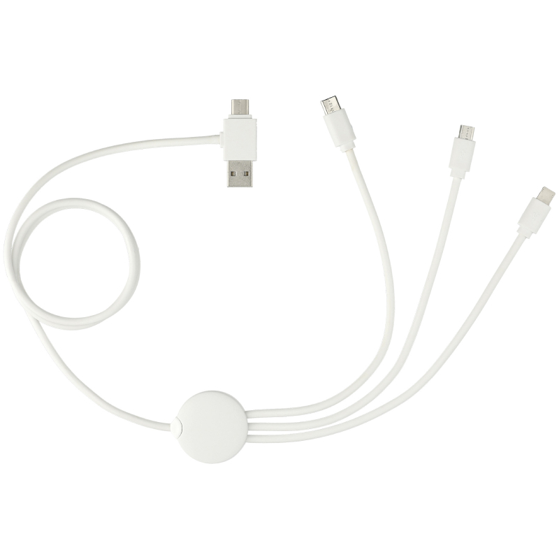 5-in-1 Charging Cable With Antimicrobial Additives