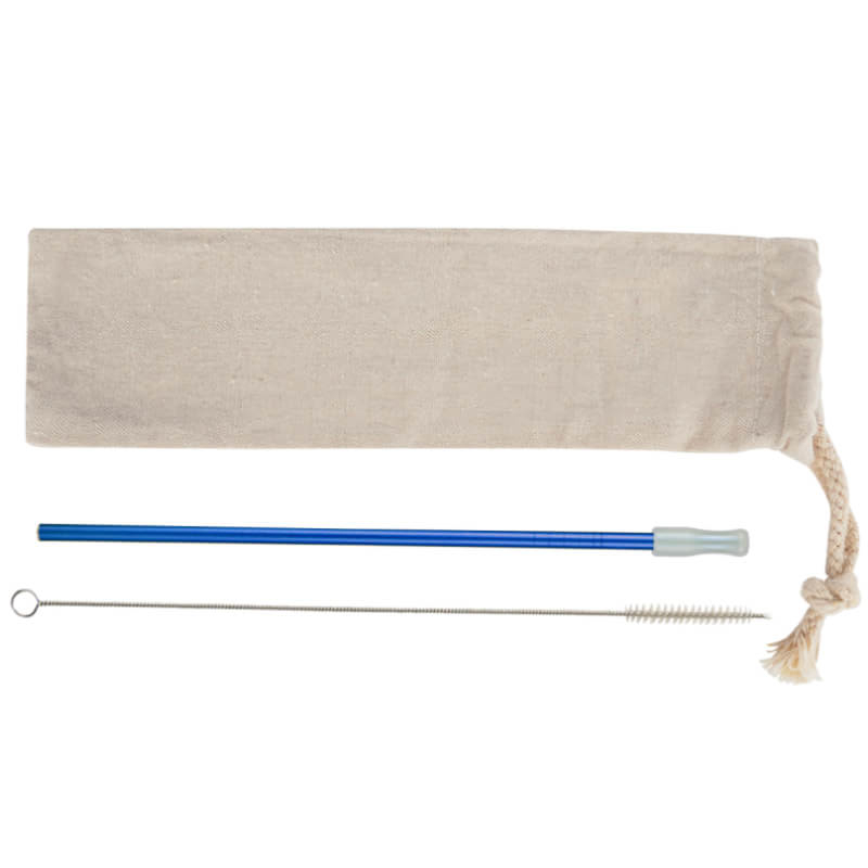 Park Avenue Stainless Straw Kit With Cotton Pouch