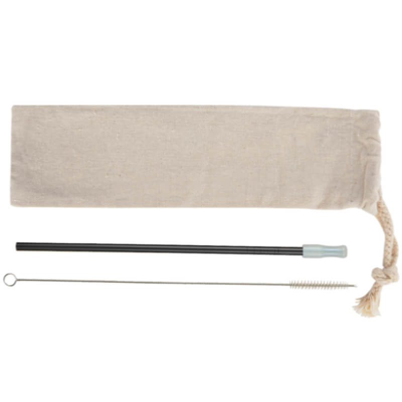 Park Avenue Stainless Straw Kit With Cotton Pouch