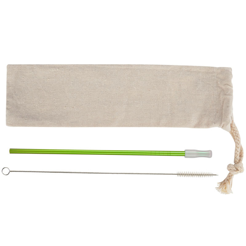 Park Avenue Stainless Straw Kit With Cotton Pouch