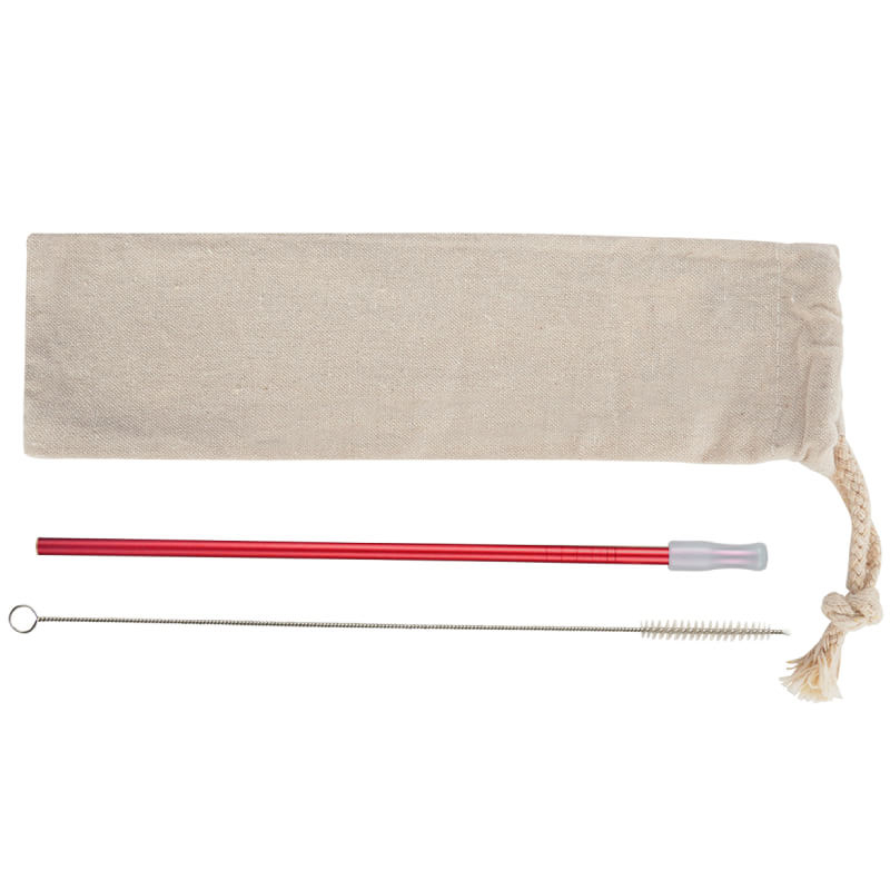 Park Avenue Stainless Straw Kit With Cotton Pouch