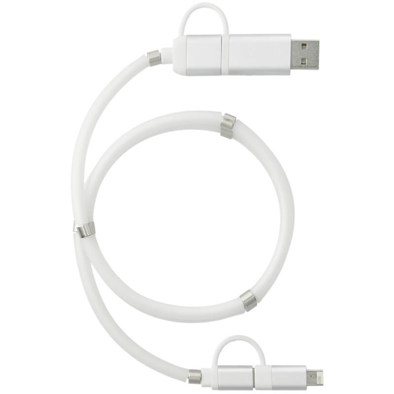 Whirl 5-In-1 Charging Cable With Magnetic Wrap