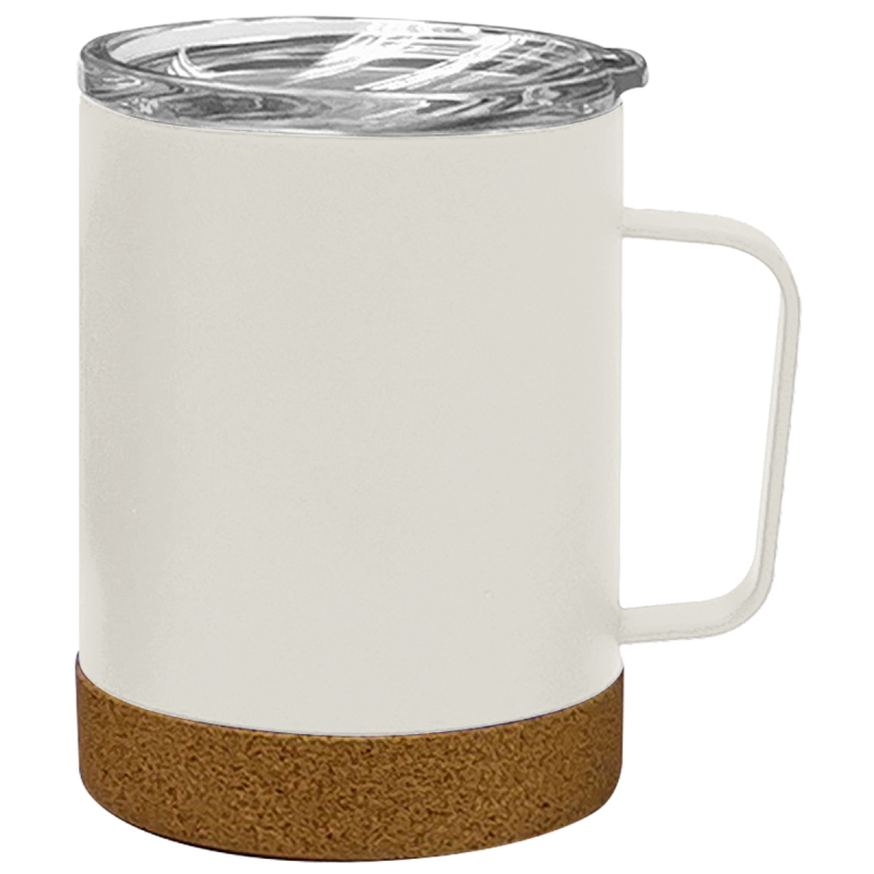 12 oz. Concord Stainless Steel Mug With Cork Base