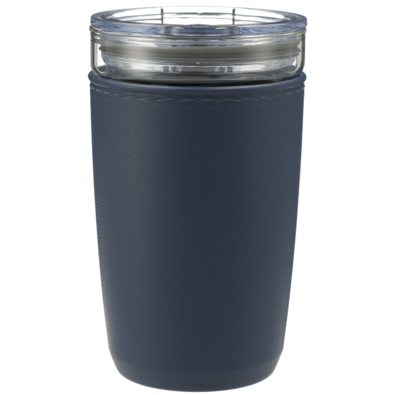 Vesta Glass Tumbler with Recycled PP Sleeve 16 oz