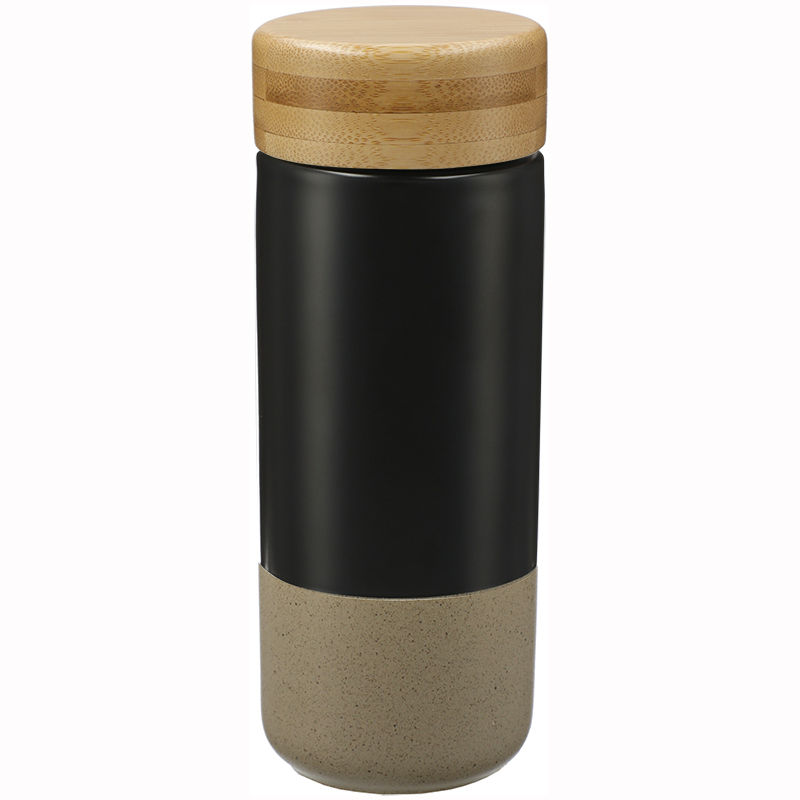 Arlo Ceramic Tumbler With Bamboo Lid 11 oz.