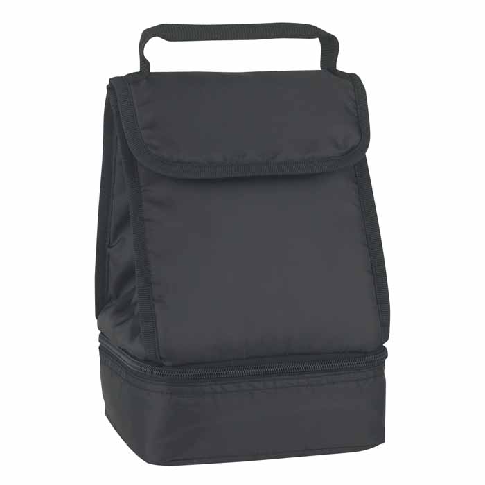 Logo Dual Compartment Lunch Bag