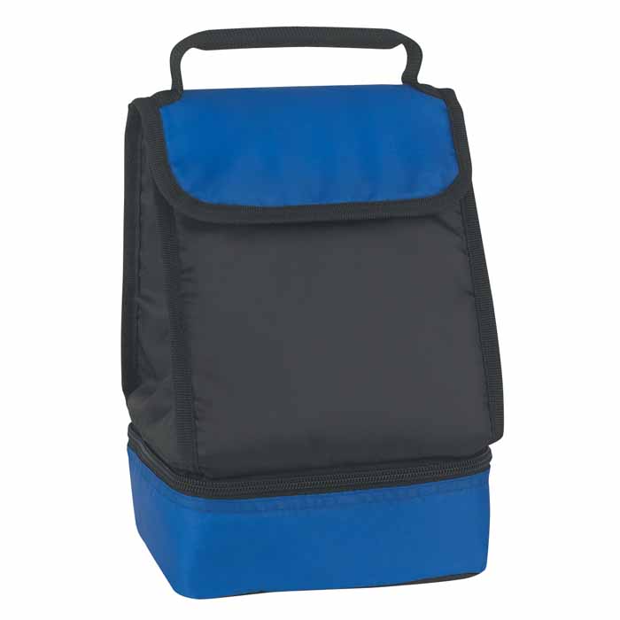 Logo Dual Compartment Lunch Bag