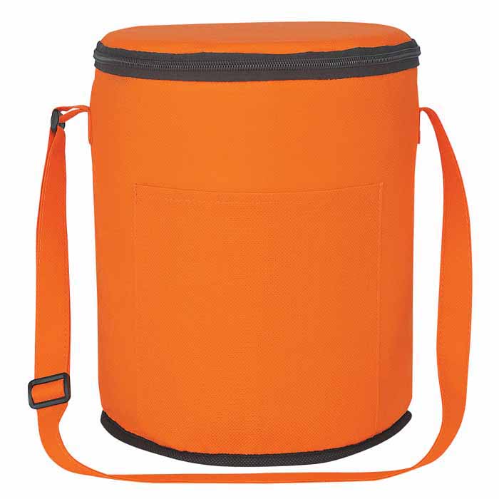 Custom Non-Woven Round 12 Pack Kooler Bag