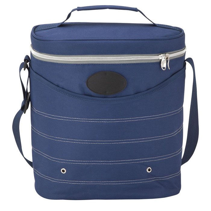 Engraved Oval Cooler Bag with Shoulder Strap