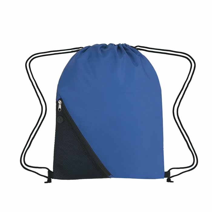 Custom Zipper Drawstring Bag