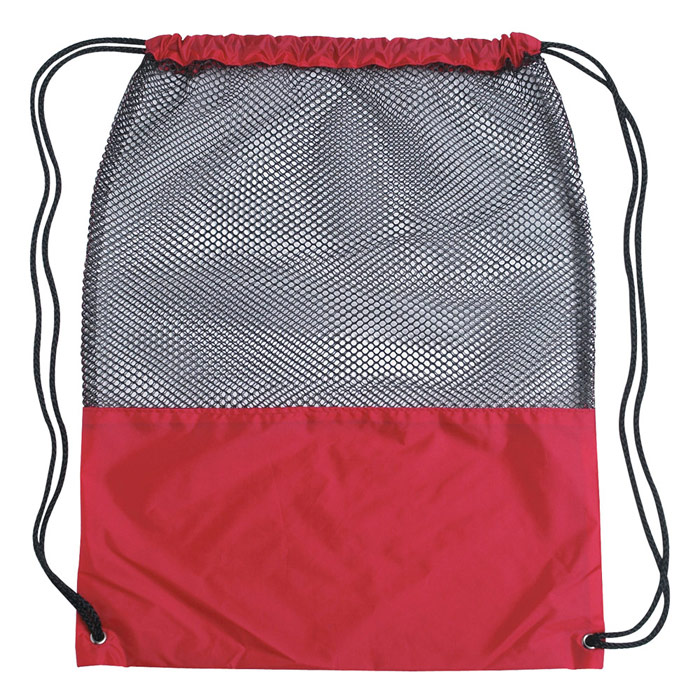 Mesh Drawstring Backpacks