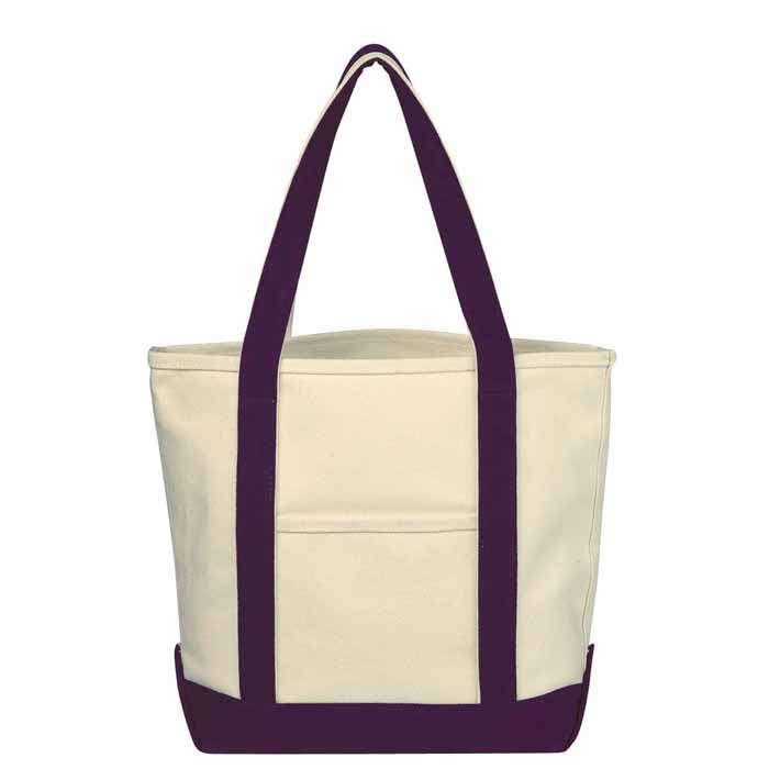 Printable Small Heavy Cotton Canvas Boat Tote