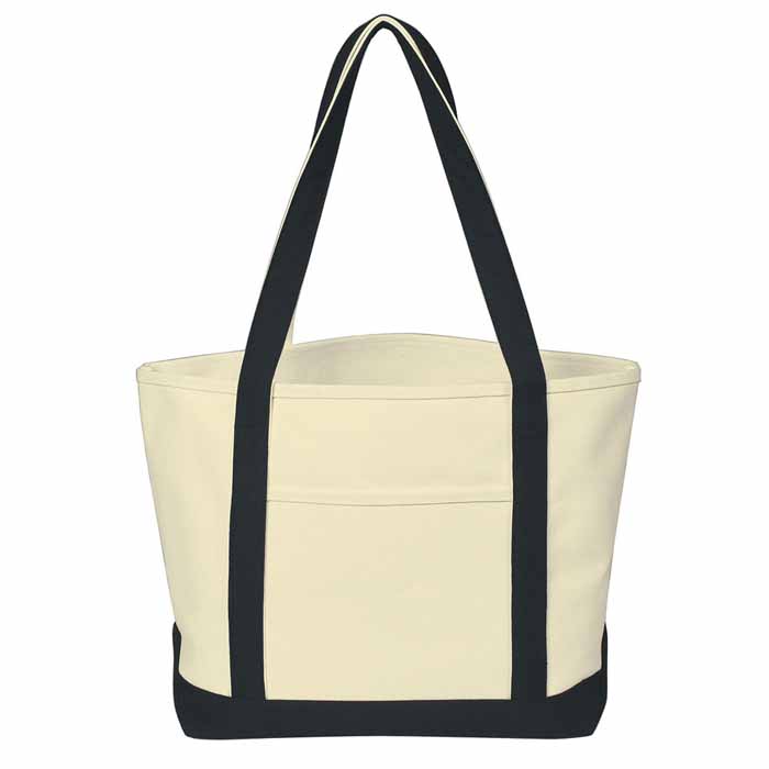 Customizable Heavy Cotton Canvas Boat Tote