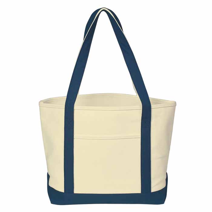 Customizable Heavy Cotton Canvas Boat Tote